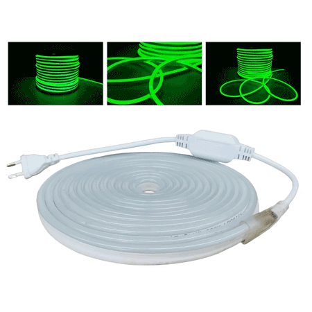 Mangueira LED Neon Verde 110-220V